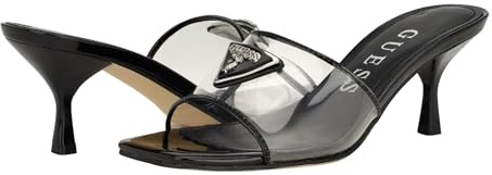 GUESS Femme Lusie Sandale à Talon, Noir 001, 39 EU