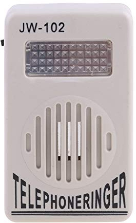 BYUTFA Telefono Suoneria del Telefono Amplificatore Altoparlante Luce stroboscopica Lampeggiatore Utilizzato in Ambienti rumorosi Facile da Usare