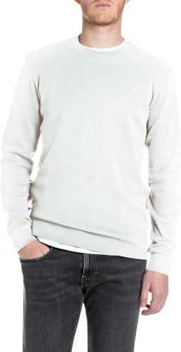 replay herr tshirt, 011 Naturligt vitt, M