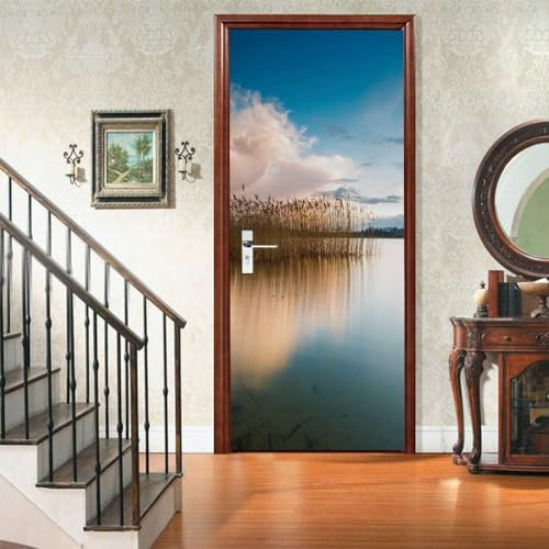 Tür Bekleben Mit Türtapete Selbstklebend Natürliche Landschaft 90 X 200 Cm | Tür Verschönern Mit Türfolie | Türaufkleber - Türbilder | Türposter Türklebefolie | Fotos Von Kinderzimmertüren - T 0