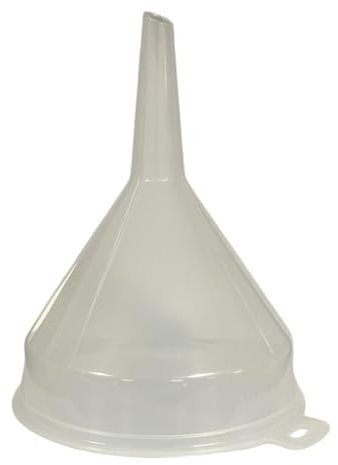 CLEAR PLASTIC FUNNEL FOR Bottle Filling, Essential Oils, Arts & Crafts Supplies, Science Laboratory Chemicals-18CM (1)