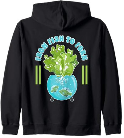 Aquaponie du poisson à la fourchette Agriculture aquatique Aquaculture urbaine Sweat à Capuche