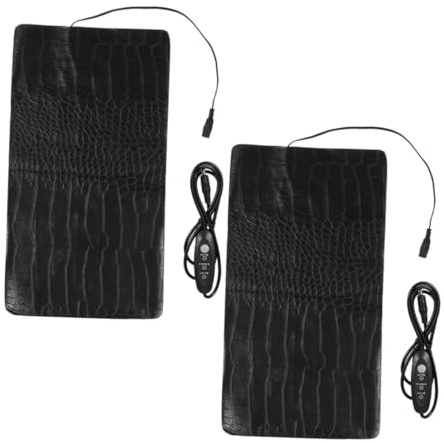 iplusmile USB Betriebene Heizmatte Für Haustiere Mit 3 Heizstufen 33x18cm Pflegeleichtes Material Tragbares Heizkissen Für Katzen Hunde Und Reptilien