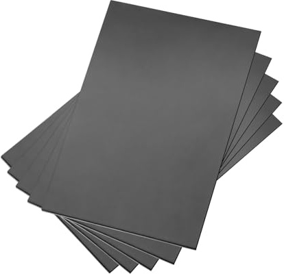 Vefhby Schaumstoff Selbstklebend Rutschfest Schaumstoffmatte mit Klebender Rückseite, Schaumstoff Platten für Möbel DIY Projekte Dekoration (300mmx200mmx3mm, 5 Stück)