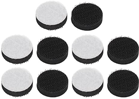 Aurovibe 10Pcs 25mm Sponge Cushion Buffer Pads with Hook Cycle for Sanding Polishing Grinding, Soft Density Interface Pads, Durably Connection