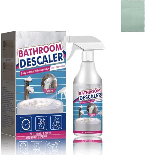 Reiniger für Hartnäckige Flecken, Multifunktional Duschkabinenreiniger, Dusche Reiniger, Toiletten Schaumreiniger, Extra Stark Badezimmer Reinigers für Kanalisation Toiletten Glas (1)
