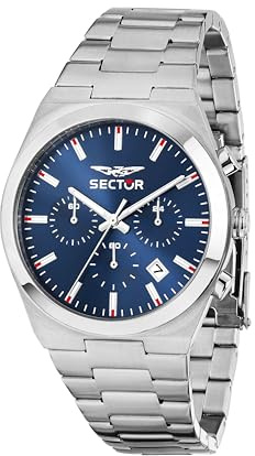 Sector No Limits Orologio Uomo, Cronografo, Analogico, 42 mm, Collezione C300, Idee Regalo Uomo