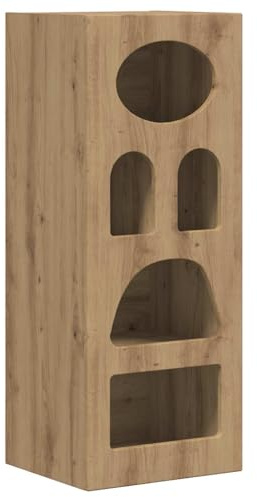 vidaXL Sideboard Artisan Ek 40 x 35 x 100,5 cm Konstruerat trä, Nutida skåp, rektangulär stil, smart förvaring till matsalen, i ingenjörsplast, rymlig möbel