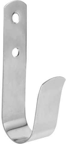 FOYTOKI Stainless Steel Sturdy Boat Rope Hook Flagpole Holder Weather Resistant Silver Indoor Outdoor Utility Accessory