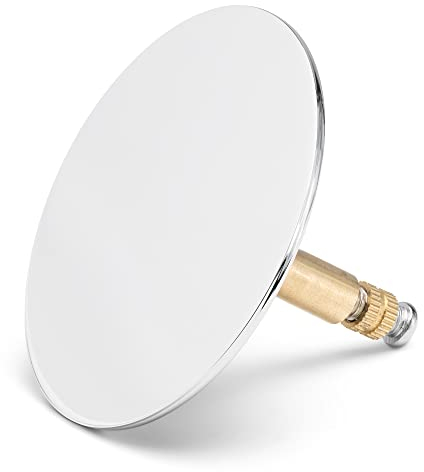 Navaris Universal Stöpsel für Abfluss mit Dichtungsring - Stopfen für Ablauf Badewanne Spüle Waschbecken Dusche - Badewannenstöpsel Dichtung