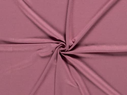 Viskose-Jersey-Strickstoff, Rosa, Meterware