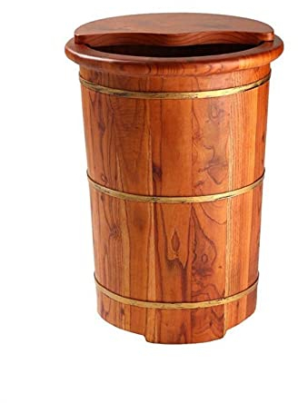 RONGJJ Fußwanne Eimer Eimer, Holz Fuß Saun Sauna Fuß Wanne, Massage, Spa, Sauna, Einweichen, Fußbad Holz Eimer Fuß Spa Für Sauna & SPA