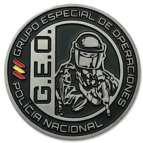 Moneda Geo Grupo Especial de Operaciones de la Policía Nacional España de Colección Metal 5cm
