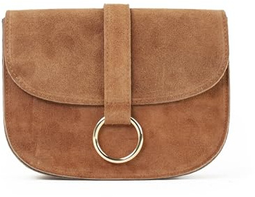 lePelou Umhängetasche aus Veloursleder, Wildleder Handtasche, Cross Body Tasche Geschenk