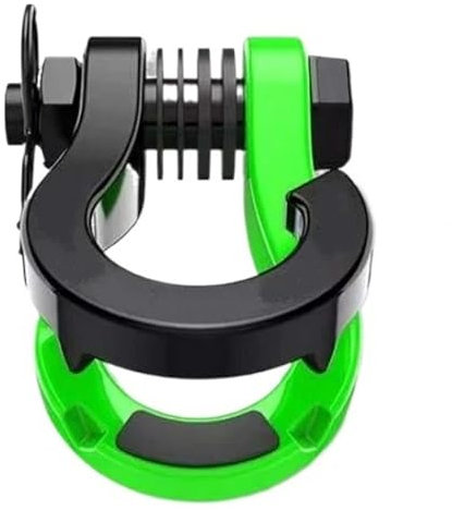 JBJXFAMAY Gancho para Remolque Gancho De Remolque De 3/4 Pulgadas con Grillete De Anilla En D para Jeep para Compass, 4.75 Toneladas 4x4 Barra de Remolque(Verde)