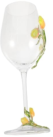 Calice Da Vino a Forma Di Fiore in Vetro Calice Da Cocktail Per Bar e Feste Design Elegante