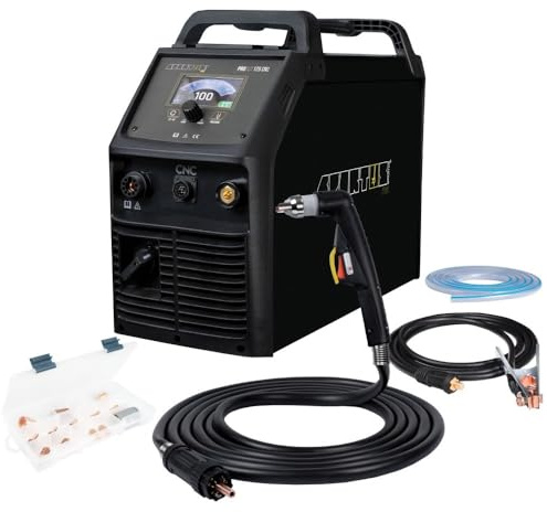 Spartus ProCUT 125CNC Plasmaschneider - Professionelle CNC-kompatible Schneidmaschine mit 100A, 55mm Schnittdicke, berührungsloser Pilotzündung und 3 Jahren Garantie für präzises