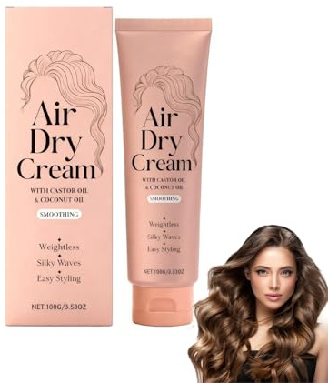 Air Dry Cream,Nourishing Curl Defining Cream,Strong Hold Hairspray & Curl Gel,Styling Cream for Hair for Women, Frizz Hair Control Care Cream,Curling Cream & Ha-ir Mousse for All H-air Types