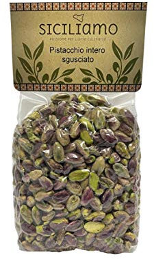 Pistacchio intero Sgusciato al Naturale senza sale, NON Tostato 500 gr. - Antica Sicilia - Prodotto Tipico Siciliano