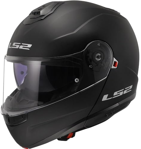 LS2, Casco Moto Modular Strobe II Matt Black, S