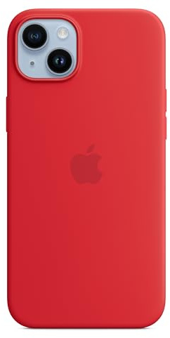 Apple Coque en Silicone avec MagSafe pour iPhone 14 Plus - (Product) Red ​​​​​​​