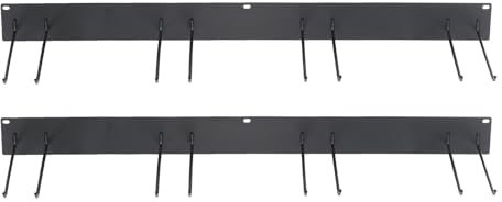 sourcing map 2pcs Garage Tool Organizer Wall Mount 48 Garden Yard Tool Rack Steel Wall Holders Shovel Hangers for Shed Workshop Organization and Storage Shovels Rakes Brooms Power Tools