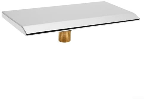 Sandyseptember Fontaine cascade de piscine, petite cascade en acier inoxydable pour bassin de jardin, piscine, salle de bain familiale