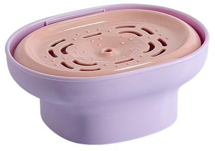 Distributeur de liquide vaisselle - Distributeur de savon de cuisine avec porte-éponge et compartiment à drainage rapide, solution de rinçage pratique pour dortoir, appartement et avec chiffon éponge