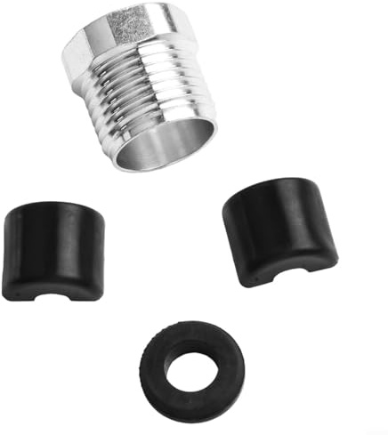 Billet Aluminum Reverse Cable Lock Nut, Seal & Half Ring Retainer Kit for Sea-Doo RXP/RXT/GTX (2-Stroke & 4-Stroke Models)