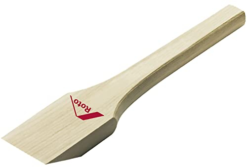 Original Roto Klotzkelle aus Holz mit Roto Logo unbeschichtet