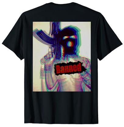 Balaclava Skimaske Mafia Gangster Hip Hop Streetwear Rapper T-Shirt