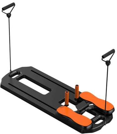 Pilates Reformer Machine - Equipo pilates plegable, Junta de ejercicios en el hogar | Plataforma de entrenamiento de fuerza, equipo de entrenamiento de cuerpo completo, tablero de empuje de resistenci