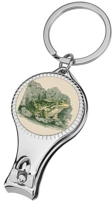Vintage Frog Sitting on A Lily Nail Clippers Toenail Clipper Cutters Professional Nail Trimmer Nail Cuticle Cutter for Women Men