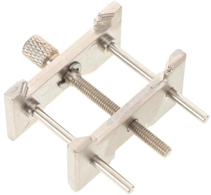 Ciieeo Supporto Base Movimento Orologio in Metallo con Morsetto Regolabile, Strumento da Orologiaio Ergonomico per Riparazione Orologi Professionale e Amatoriale