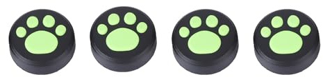 Bewinner Silikon Joystick Tumgrepp 4 St för Pro - Ingen Deformation Halkfri Design - Ergonomisk Komfort - Fyra Färgalternativ (Grön)