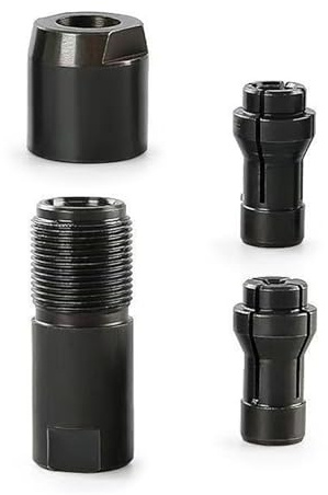 YHAILI Juego de herramientas de amoladora en ángulo recto con pinzas de 3 mm y 6 mm para tareas de molienda eficientes, rosca 5/8-11