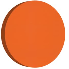 Addictive Sound Schalldämmung Wand Circle Größe 30 cm Dicke 5cm - Akustikpaneele Wand - Nun Schallschutz Schaumstoffplatte - Schallabsorber Bild - Akustikschaumstoff Glatt - Grapefruit
