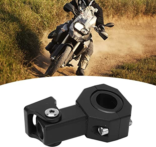 Soporte de montaje para barra de luces ATV, soporte de fijación de foco, 17 a 33 mm, ajustable, 360 grados, soporte de lámpara de parachoques giratorio para motocicletas, coches, camiones, tractores