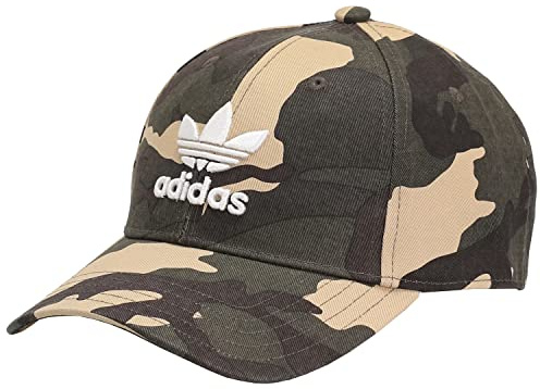 adidas Camo Baseball Cap H46980, Unisex Cap with a Visor, Green, OSFL EU