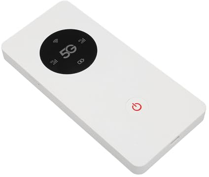 Hotspot Mobile WiFi 5G, Routeur 5G Modem WiFi Mobile avec Emplacement pour Carte Nano SIM, Appareil WiFi Portable Haut Débit Prenant en Charge jusqu'à 16 Appareils