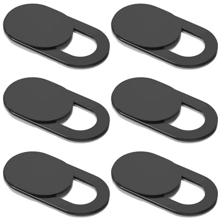 BONBELONG Webcam Covers, Camera blocker, Webcam Cover Slide,Camera Cover Slim, Protects Your Privacy Online, Slider Camera Sticker Laptop Webcam Blocker for Smartphone Tablet 6Pack