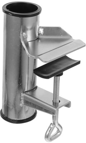 Happyyami Schirmtischklemme Für Draußen Schirmhalterung Mit Clip Sonnenschirmclip Für Terrasse Feste Schirmklemme Passend Für Verschiedene Schirmstangen Stabiles Material Einfache Installati