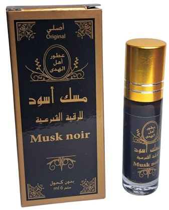 Aceite de Almizcle Negro de 6 ml, Perfume Árabe MUSK NEGRO
