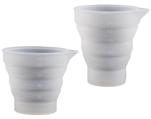 2PCS Dosing Ball for Liquid Detergent Silicone Measuring Cup Laundry Liquid Dosing Measuring Cups for Liquid/Powder Detergent Fabric Conditioner