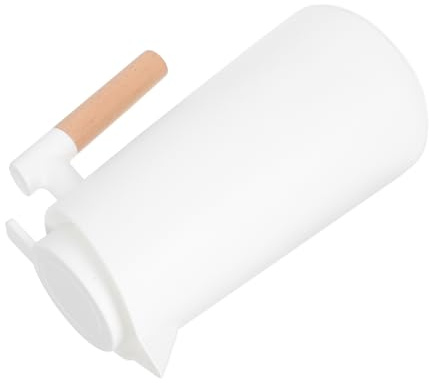 Warmhm Caraffa Termica Capacità Rivestimento in Vetro Bollitore per Acqua Calda Design Semplice e Pratico Realizzato Materiali