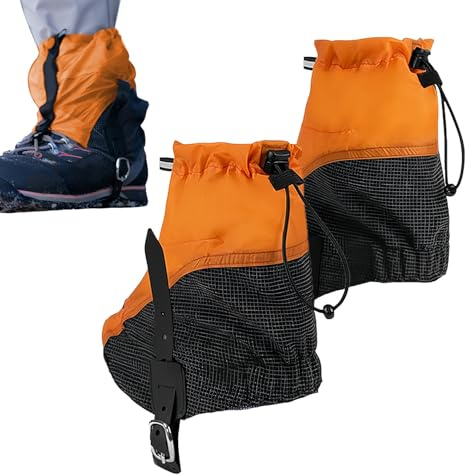 Raypontia Schuhgamaschen | Wasserdichte, leichte Gamaschen zum Wandern | elastischer und atmungsaktiver Schutz für Wandern | Outdoor Abenteuer Radfahren Klettern Wandern
