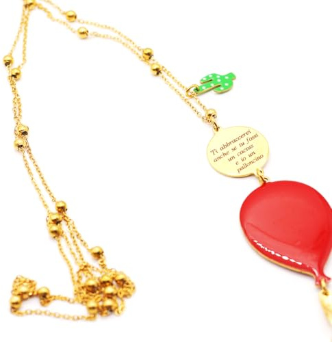 Collana Cactus e Palloncino - Collana abbraccio