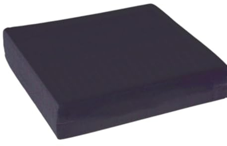 Queens Land Home Orthopaedic Seat Cushion for Back Pain Relief, Memory Foam Coccyx Cushion for Sciatica & Tailbone Support, Office Chair, Car Seat & Wheelchair, Waterproof Cover Black 18 x 16 x 4''