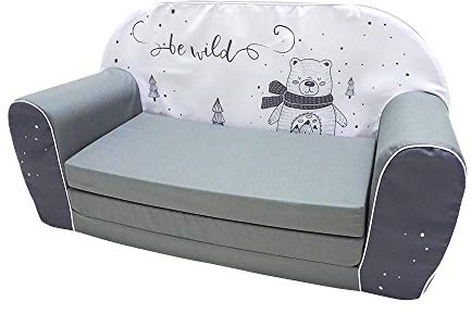 KNORRTOYS.COM 68449 - Kindersofa Bear, Grau