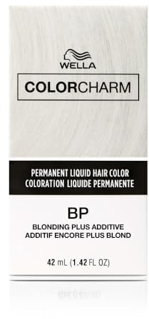 COLORCHARM Permanent Liquid Hair Color | Blonding Plus Additive | Up to 100% Gray Coverage | 1.42 Fl Oz
